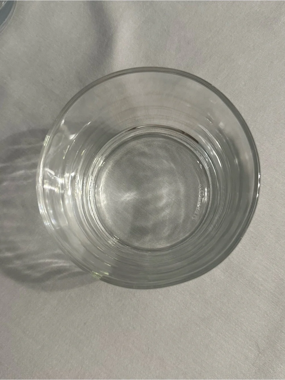 Set of 4 Bormioli Rocco Vitrosax Clear Glass Lowball Tumbler Old Fashioned Italy